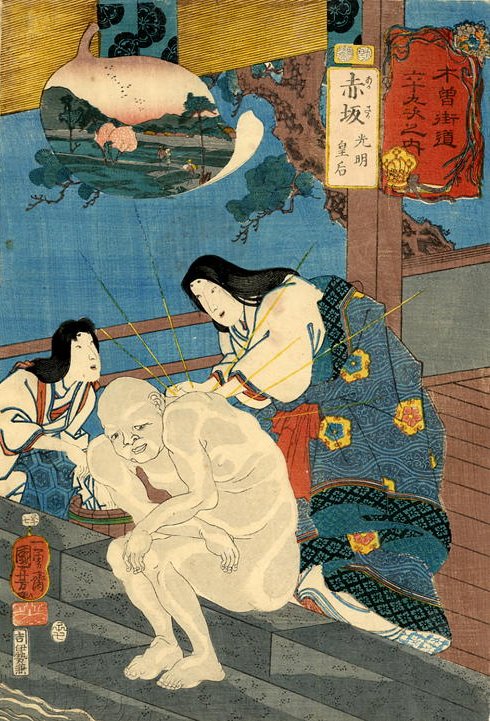 Kuniyoshi -  69 Stations of the Kisokaid (S74