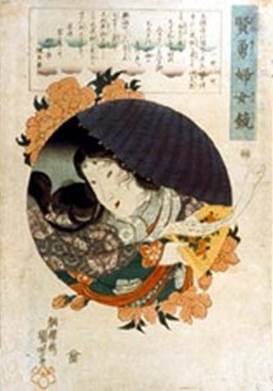 Kuniyoshi - Mirror of Women of Wisdom & Courage (S29