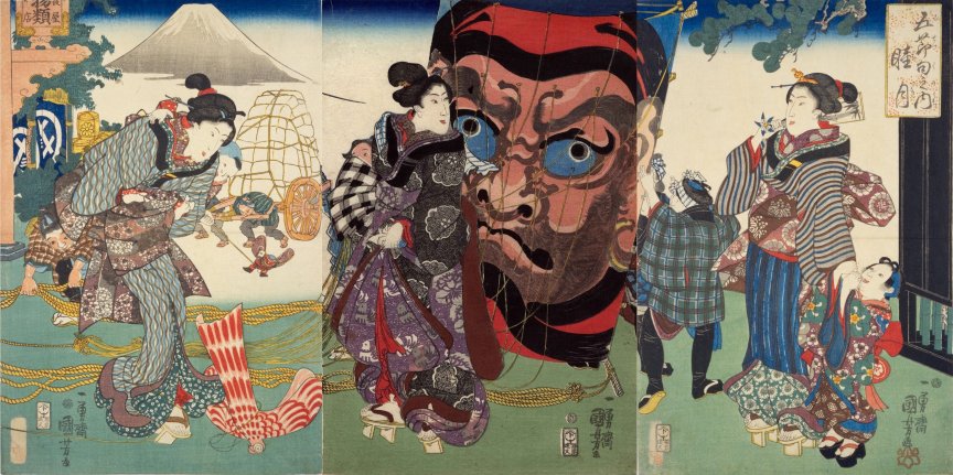 Kuniyoshi%20-%20(triptych)%20Five%20Festivals%20(Gosekku%20no%20uchi),%20Mutsuki%20(the%20new%20year's%20festival)